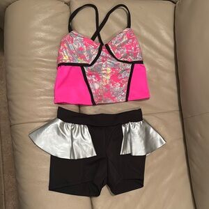 Kids Pink and Silver Costume Set